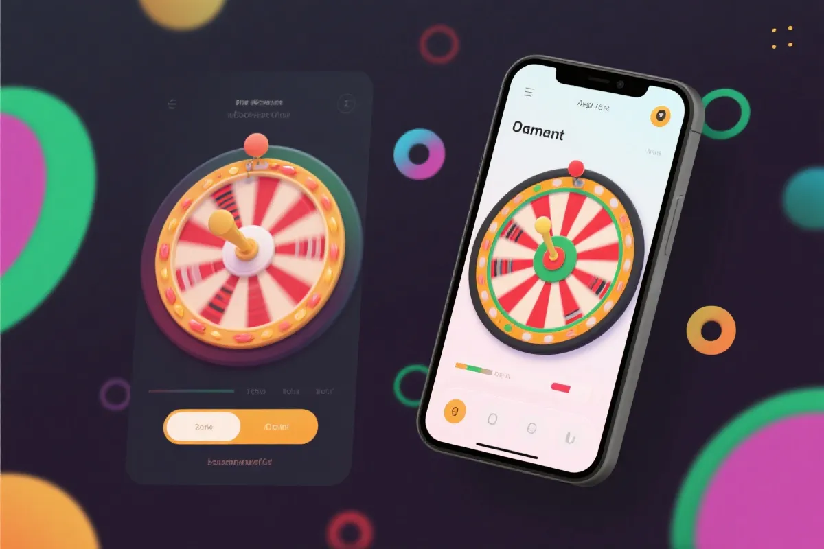 转轴风格休闲APP界面预览